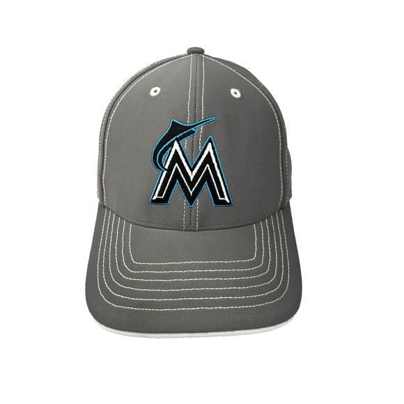 Forty Seven Brand Florida Marlins Adjustable MLB Hat One Size Gray Blue Black - Picture 1 of 9